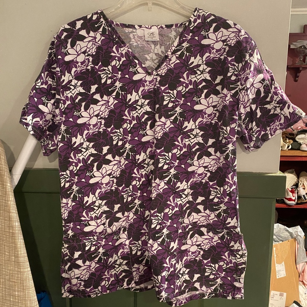 Womens b scrubs scrub top size 1x